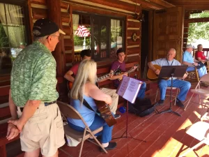 Porch pickin
